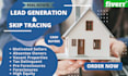 generate quality real estate leads and skip tracing