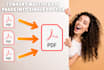combine merge convert multiple pdf pages into a single file