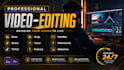 be your professional youtube video editor and videographer