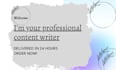be your professional content writer