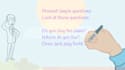 create white bored 2d animation, an explainer, and an educational video
