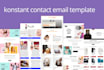 constant contact newsletter,email,mailchimp newsletter,klaviyo email template