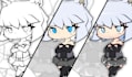 draw a cute chibi anime character