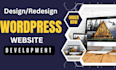 create, rebuild, or redesign a wordpress website design with elementor pro