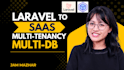 convert laravel application to saas multi tenant multi db