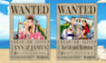 draw you in one piece wanted poster anime style