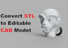 convert stl mesh models to cad model, engineering drawing
