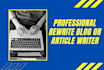 rewrite articles and blog posts for website