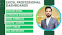 create excel dashboard, pivot table, charts and do data visualization