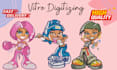 do embroidery digitizing into dst, pes file in 1hour