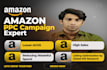 setup and optimize your amazon PPC campaigns, manage amazon fba ppc ads