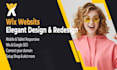 design or redesign responsive site on wix classic editor or wix studio