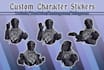 draw custom character sticker