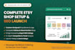 build and launch your etsy shop with seo optimization