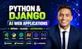develop python django web app with ai integration