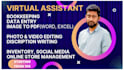 be your personal virtual assistant or administrative for every work