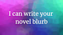 write your book blurb