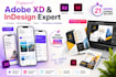 do anything adobe xd and indesign within 21 hours