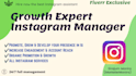 be your growth expert instagram manager