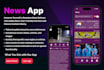 develop powerful news app for android or IOS