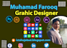 be your professional graphic designer for eye catching designs