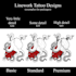 create you a lineart tattoo design