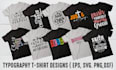 do creative minimalist, bulk and custom typography t shirt