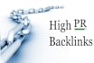 do 75 PR 2 to 7 Back Links from Blog Comment