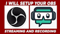 setup obs,streamlab for professional live stream on twitch, youtube,fb
