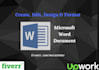 create, edit, design and format word document