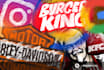 modify your logo in graffiti style