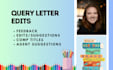edit your query letter for literary agents
