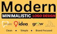 design a modern minimalist logo