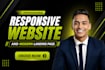 build responsive website or landing page using HTML CSS bootstrap
