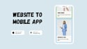 convert website to IOS and android web view app