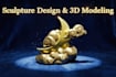 design a sculpture 3d model for 3d print