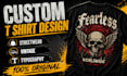 create custom and trendy t shirt designs