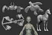 create professional 3d model characters
