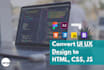 convert UI UX design to HTML, CSS, javascript