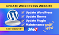 update your wordpress website, themes, plugins
