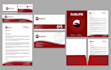 design business card letterhead and premium stationery items