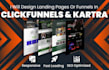 design a clickfunnels sales funnel or clickfunnels landing page