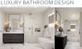 design luxury bathroom interiors with realistic 3d renders and layout plan