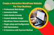 design a responsive wordpress portfolio or business website