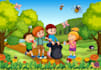 create an colorful children book illustrations
