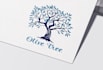 create awesome attractive modern olive tree logo design