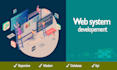 develop php web applications with database