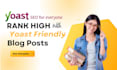 write yoast friendly blog posts