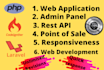 php, laravel, js developer web developer
