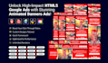 design creative animated HTML5 banner ads in 3 hours